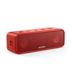 Soundcore Soundcore 3 Bluetooth Speaker with Stereo Sound Speakers Red | 752049WPK