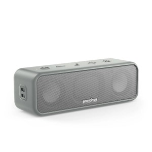 Soundcore Soundcore 3 Bluetooth Speaker with Stereo Sound Speakers Silver | 648197HIM