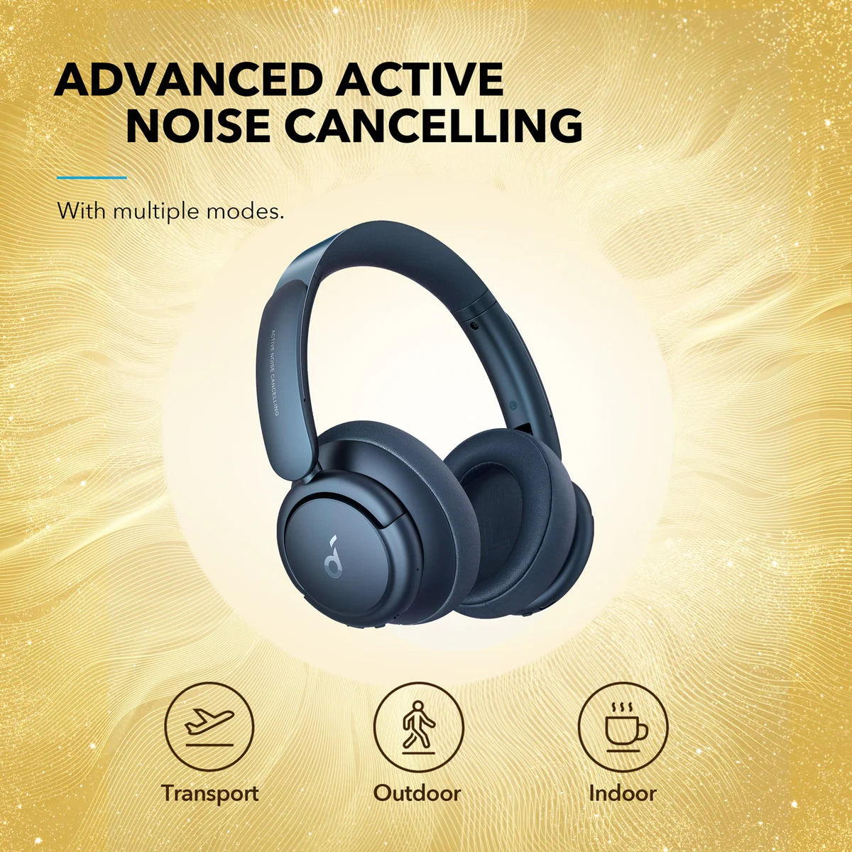 Soundcore Life Q35 Noise-Cancelling Headphones with LDAC Headphones Blue | 732841AJH