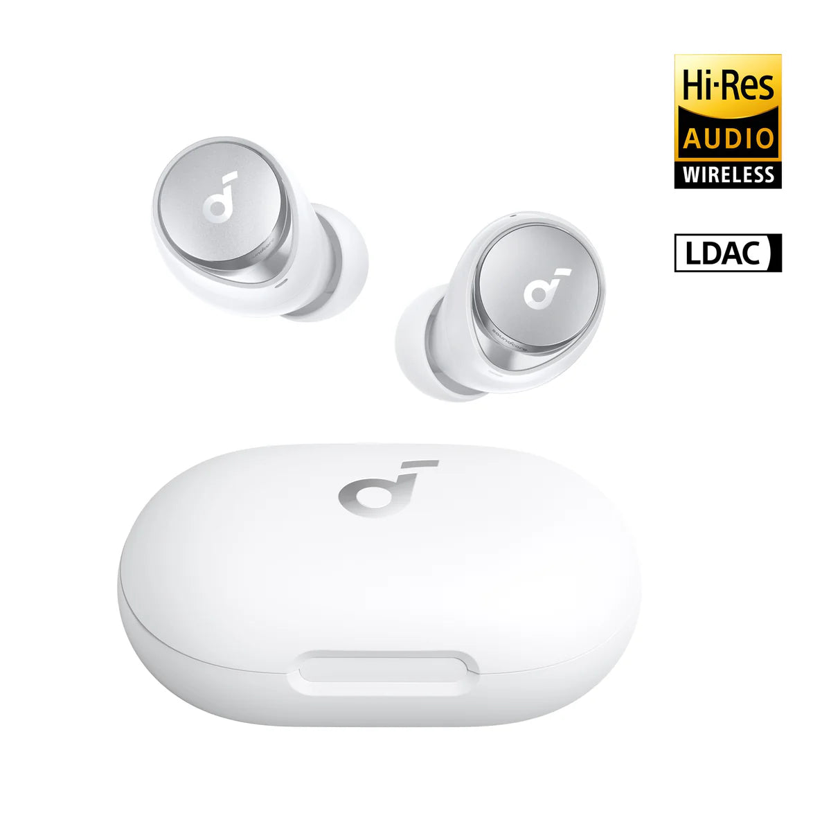 Soundcore Space A40 Long-Lasting Noise Cancelling Earbuds Headphones White | 572039VZA